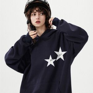 Aelfric Eden Navy Star Hoodie